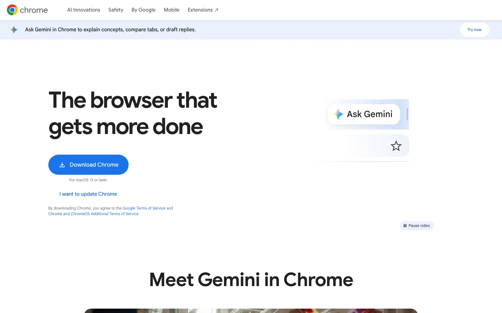 Screenshot of google.com