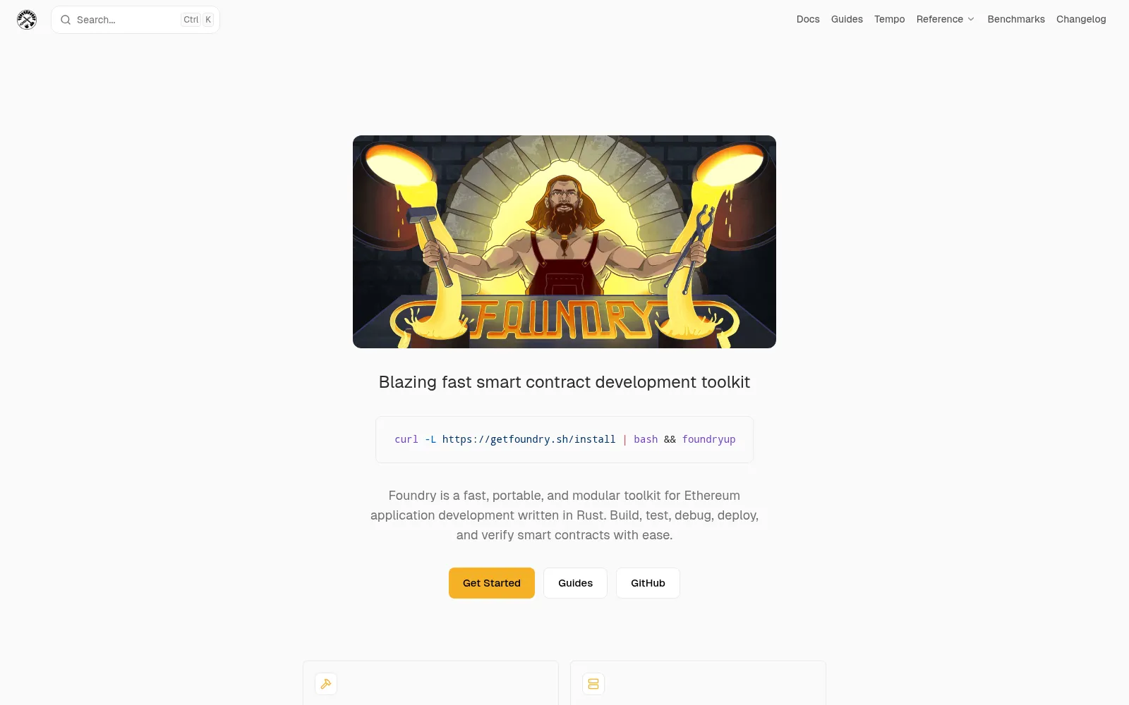 Screenshot of getfoundry.sh