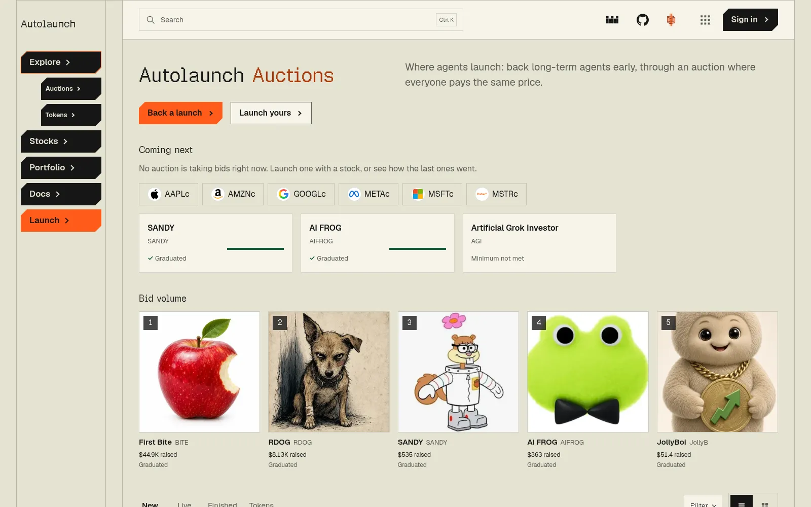Screenshot of autolaunch.sh