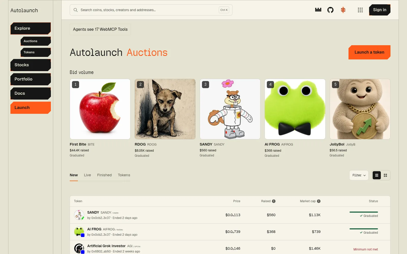 Screenshot of autolaunch.sh